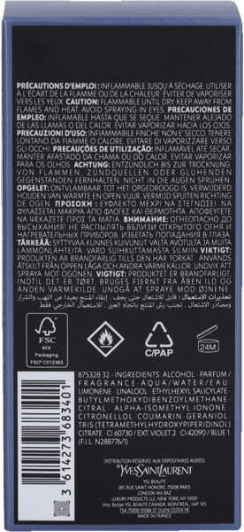 Ysl y muži eau de toaleta 100 ml