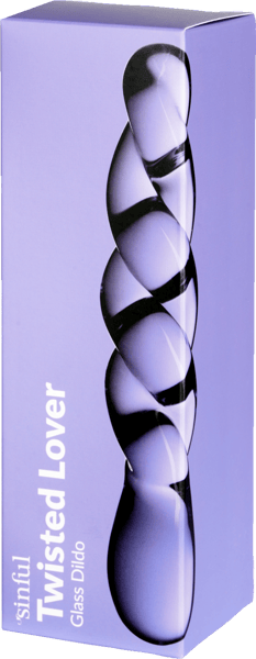 Sinful Twisted Lover Glas Dildo 19,8 cm