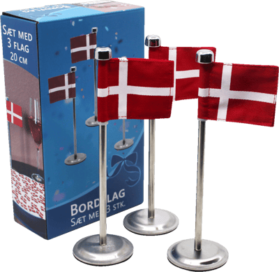 Bordflag 3 stk