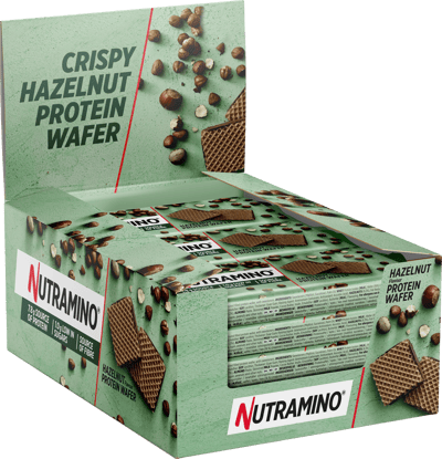 Nutramino protein vaffel hasselnød 39g