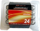 Baterie AAA alkalický 24-pk