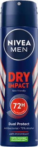 Nivea Deo Dry Impact Spray samec 150 ml