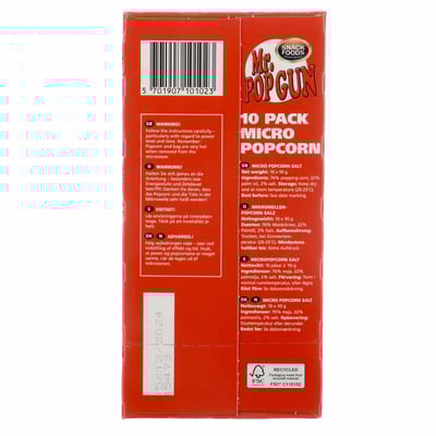 Mr Popgun Micro Pop Sal ​​900G