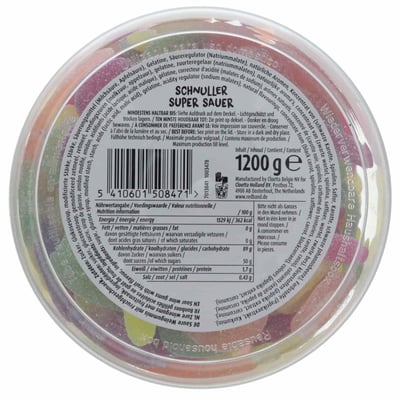 Rødt bånd sikkert Vingummisutter 1200 g