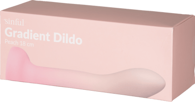 Sinful Peach Gradient Dildo 18 cm