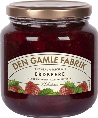 Den Gamle Fabrik Jordbær 600 g