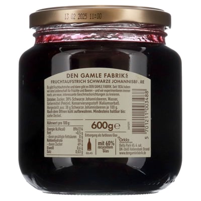 Den Gamle Fabrik Solbær 600 g