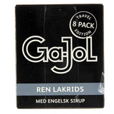 Ga-jol sort ren lakrids 8x23 g