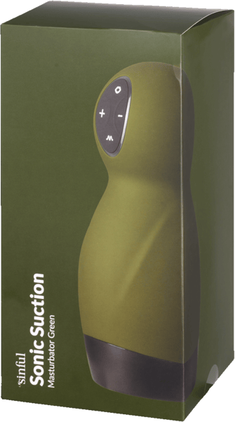 Sinful Sonic Suction Grøn Masturbator