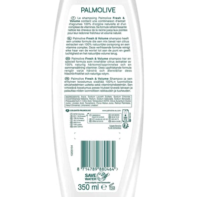 Palmolive Shampoo Natural Fresh & Volume 350 ml