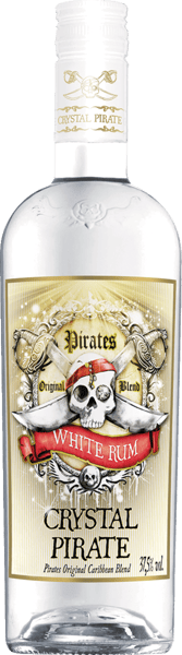 Crystal Pirate White Rum 375% 1 l