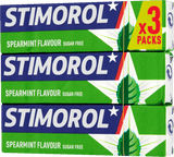 Stimorol spearmpint sukkerfri 3-pak 42 g