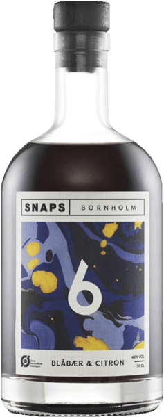 Bornholm 6 Blåbær og Citron ØKO 40% 05l