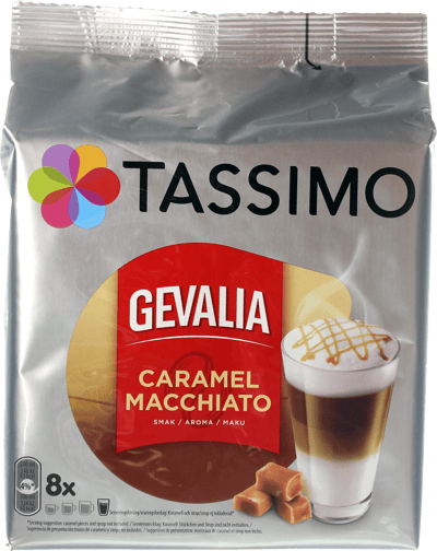 Tassimo Kapsler Gevalia Latte Macchiattto Caramel