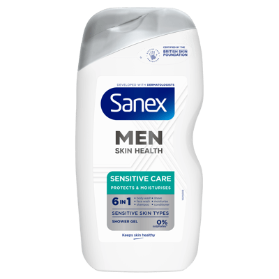 Sanex Shower Gel Men Sensitive 400 ml