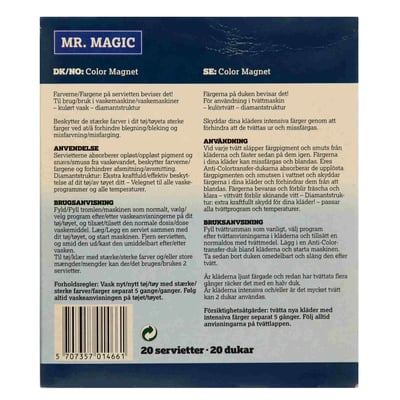 Domnul Magic Color Magnet 20 Servieter