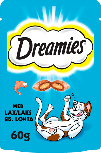 Dreamies Med Laks 60 g