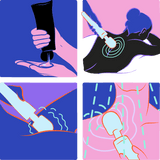 Sinful Luxy Blå Ekstra Kraftig Magic Wand Vibrator
