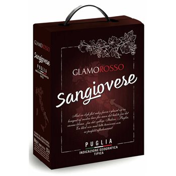 Glamorosso sangiovese puglia igt 3 l. BRYNDÁČEK