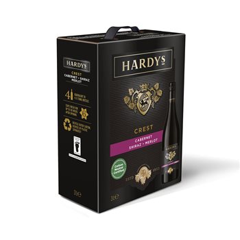 Hardys Crest Cabernet/Shiraz/Merlot 3 l.