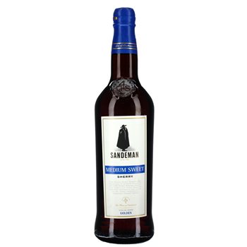 SANDEMAN Střední sladká sherry 15% 0,75 l.