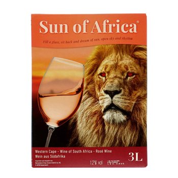 Sun of Africa Rosé 3L smekke