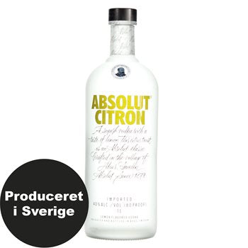 Absolut Vodka Lemon 40% 1 l.