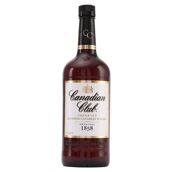 Whisky del club canadiense 40% 1 l.