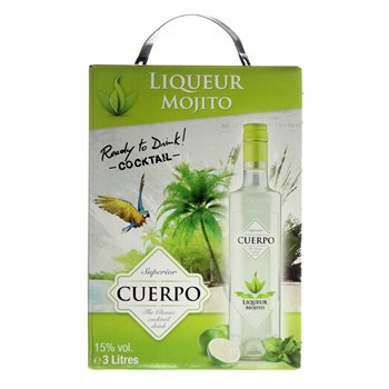 Cuerpo Mojito 15% pungă în caseta 3,0 l.