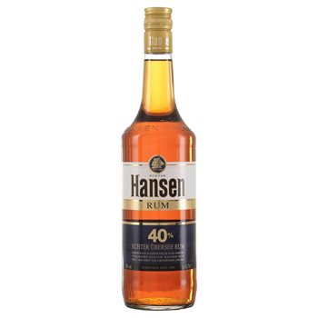 Hansen rum modrá 40% 0,7 l.