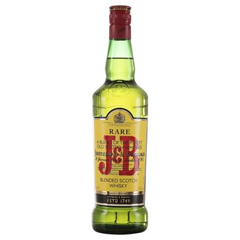 J & B vzácná whisky 40% 0,7 l.