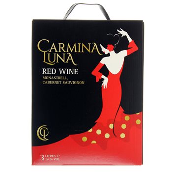 Carmina Luna Red Wine 3 l. BRYNDÁČEK