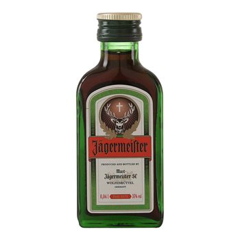 Jägermeister miniatură 35% 0,04 l.