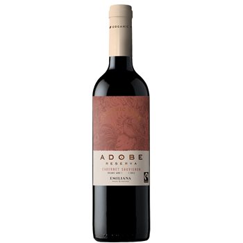 Adobe Reserva Cabernet Sauvignon organisk 0,75 l.