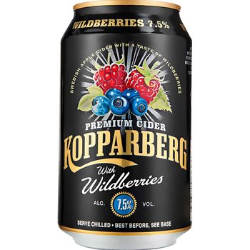 Kopparbergové lesní bobule 7,5% 24x0,33 l.