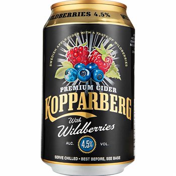 Kopparbergové lesní bobule 4,5% 24x0,33 l.