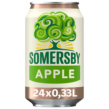 Somersby Apple - Apple Cider 4,5%, 20x33cl. může