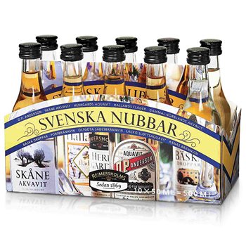 Švédský Nubbar Reimersholms 39% 10x50ml.