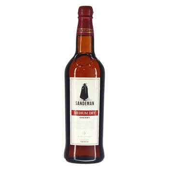 SANDEMAN SHERRY uscat mediu 15% 0,75 l.