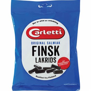 Carletti Original Salmiak Finlands lakrits 350g