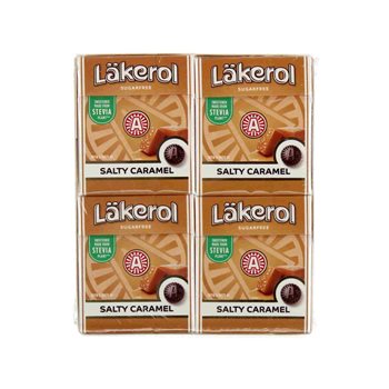 Cloetta Läkerol salt karamell 4x25 g