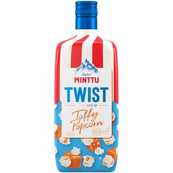 Minttu twist popcorn 0,5 l 16%