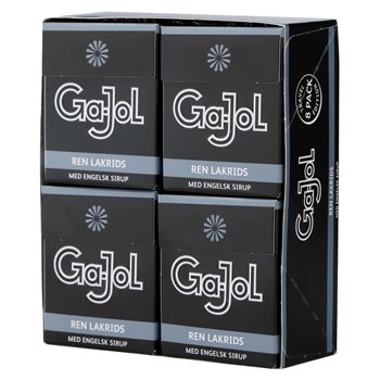 Ga-Jol Black Pure Licorice 8x23 G