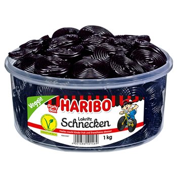 Haribo lakrits sniglar 1 kg