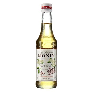 Monin Elderflower sirup 0,25 l.