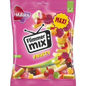 Malaco Flimmer Mix frugtagtig 325g