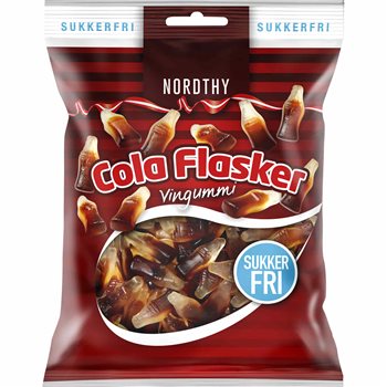 Nordthy Cola Bottles Cukr zdarma 80G