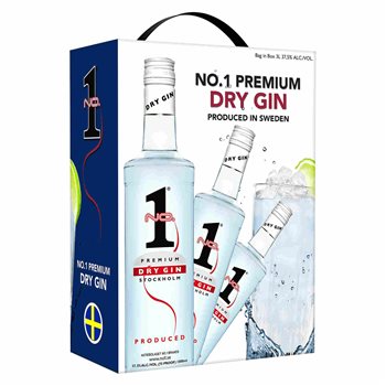 Nr.1 Premium Gin 37,5% 3 l. Salopea