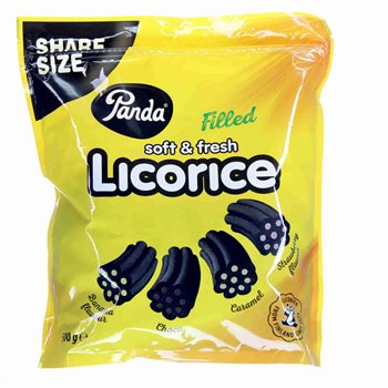 Panda Licorice umplută galben 500 g