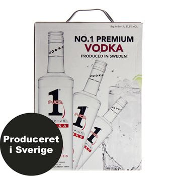 No.1 Premium Vodka 37.5% 3 l. BIB